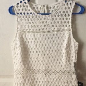 Ladies white dress size M Lulus